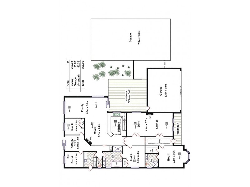 13 Creedon Close, Evanston Park SA 5116 Floorplan