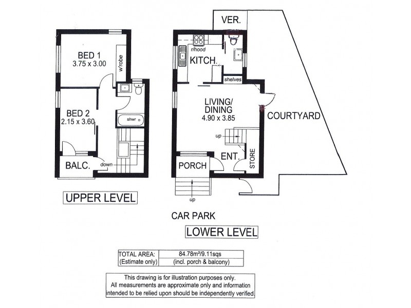 2/195 Military Road, Henley Beach South SA 5022 Floorplan