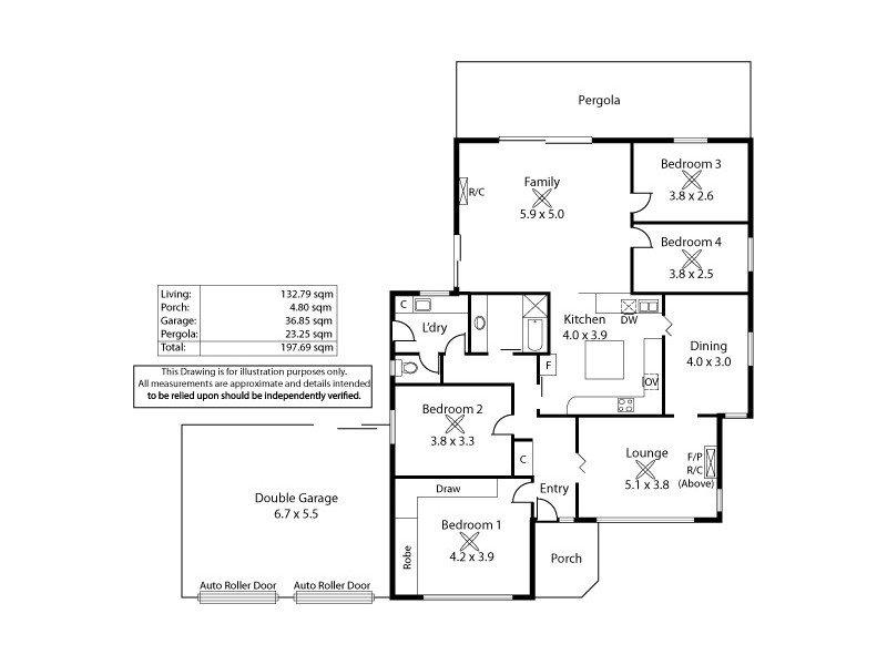 111 East Terrace, Henley Beach SA 5022 Floorplan