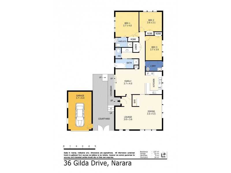 36 Gilda Drive, Narara NSW 2250 Floorplan