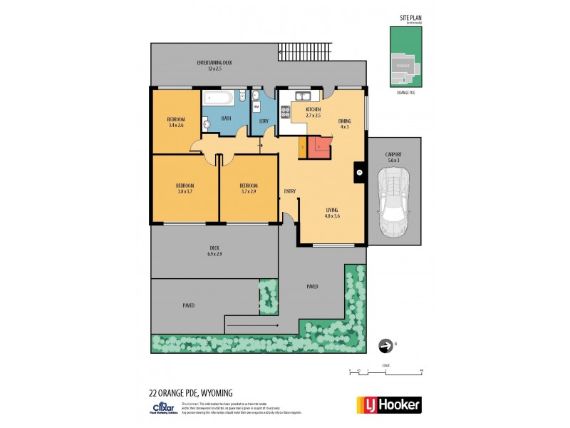 22 Orange Parade, Wyoming NSW 2250 Floorplan