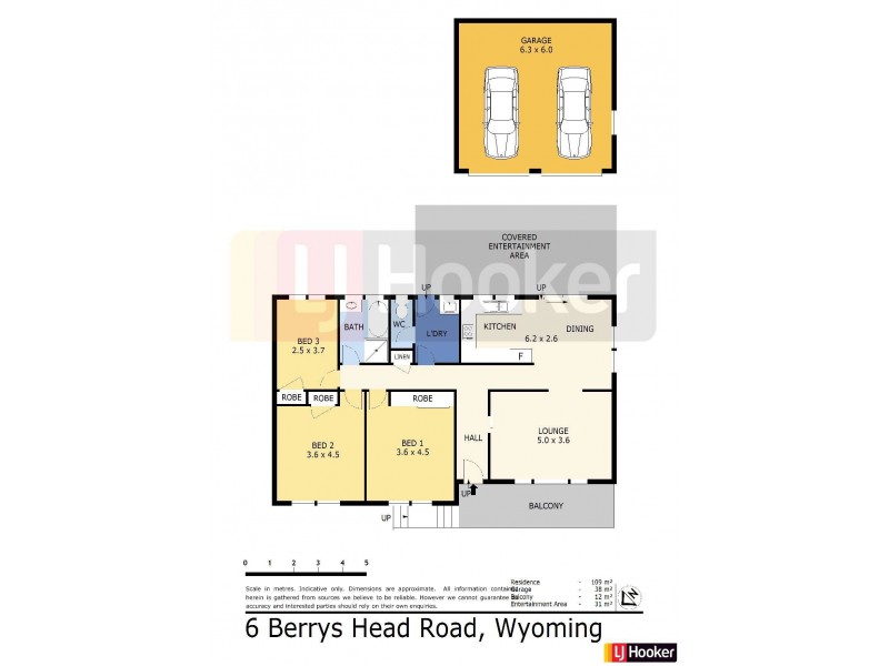 6 Berrys Head Road, Wyoming NSW 2250 Floorplan