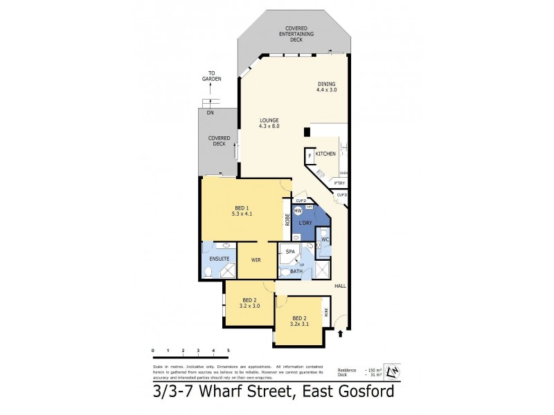 3/3-7 Wharf Street, East Gosford NSW 2250 Floorplan