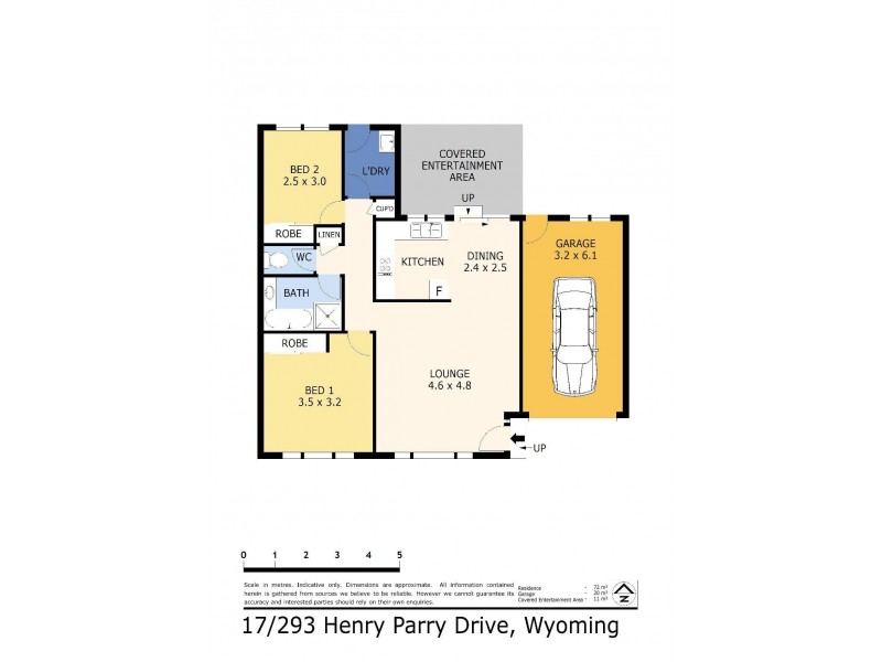 17/293-295 Henry Parry Drive, Wyoming NSW 2250 Floorplan