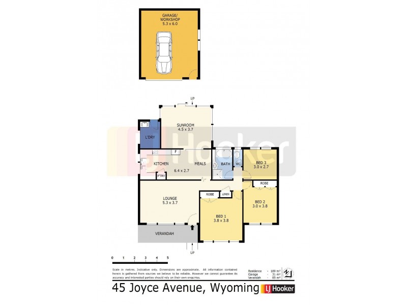 45 Joyce Avenue, Wyoming NSW 2250 Floorplan