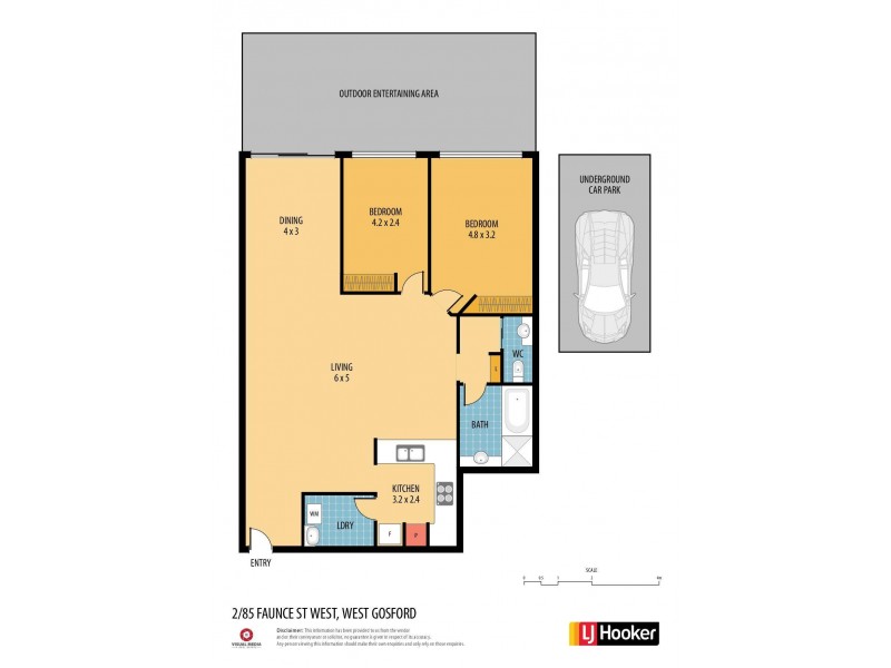 2/85 Faunce Street West Street, Gosford NSW 2250 Floorplan