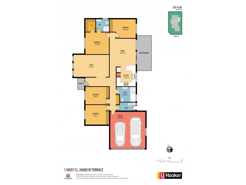 1 Daisy Close, Hamlyn Terrace NSW 2259 Floorplan