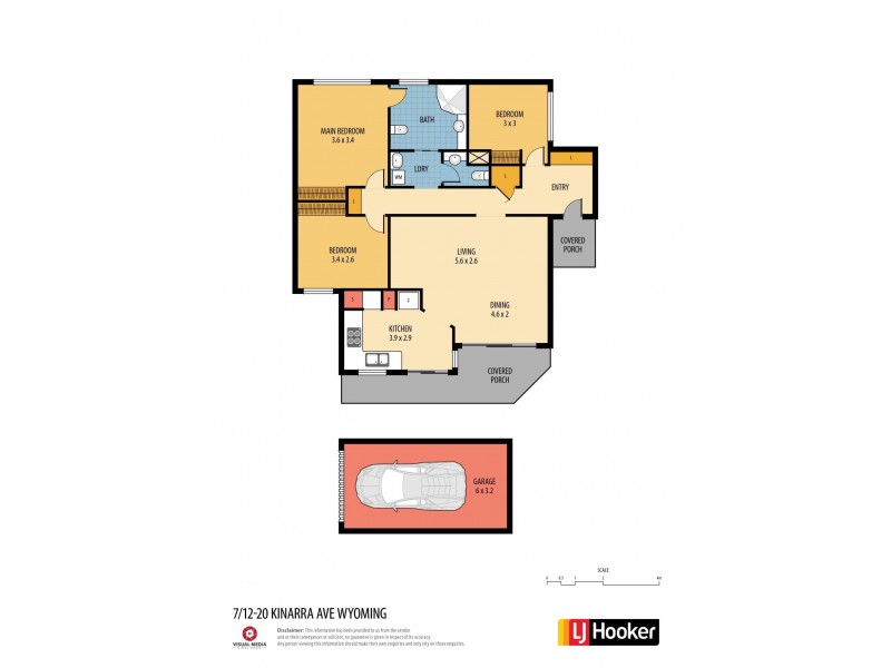 7/12-20 Kinarra Avenue, Wyoming NSW 2250 Floorplan