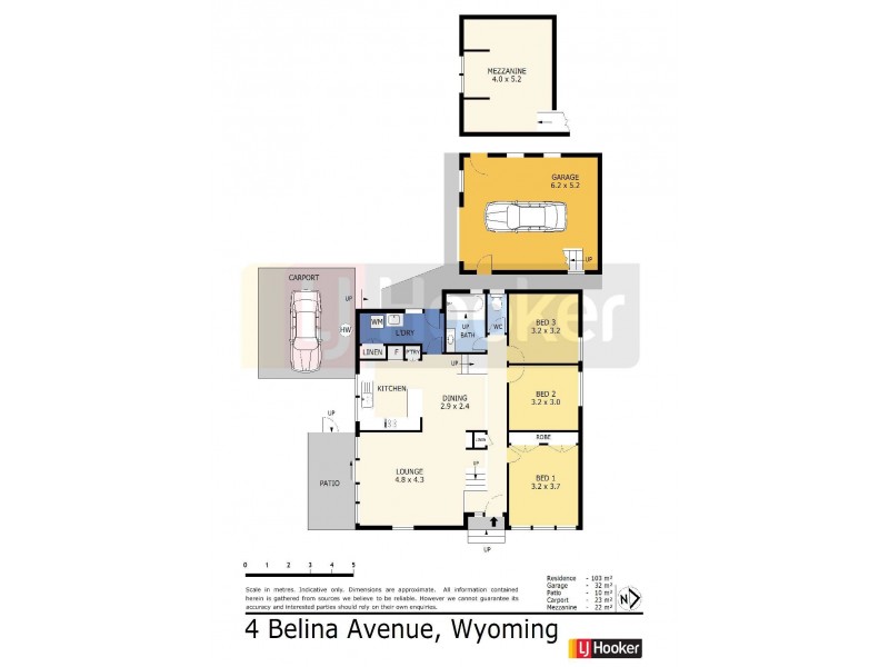 4 Belina Avenue, Wyoming NSW 2250 Floorplan