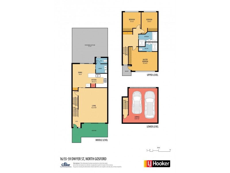 16/55 Dwyer Street, North Gosford NSW 2250 Floorplan