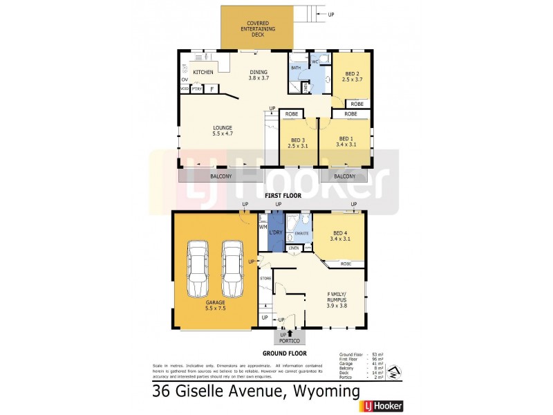 36 Giselle Avenue, Wyoming NSW 2250 Floorplan