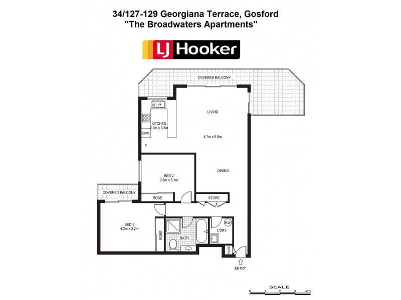 34/127-129 Georgiana Terrace, Gosford NSW 2250 Floorplan