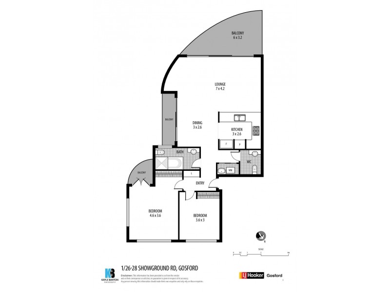 1/26-28 Showground Road, Gosford NSW 2250 Floorplan