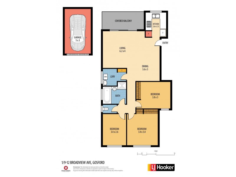 1/9-12 Broadview Avenue, Gosford NSW 2250 Floorplan