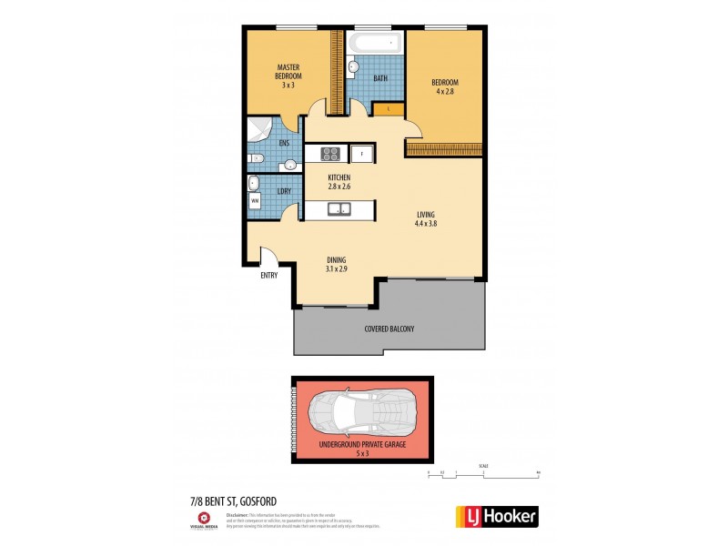 7/8 Bent Street, Gosford NSW 2250 Floorplan
