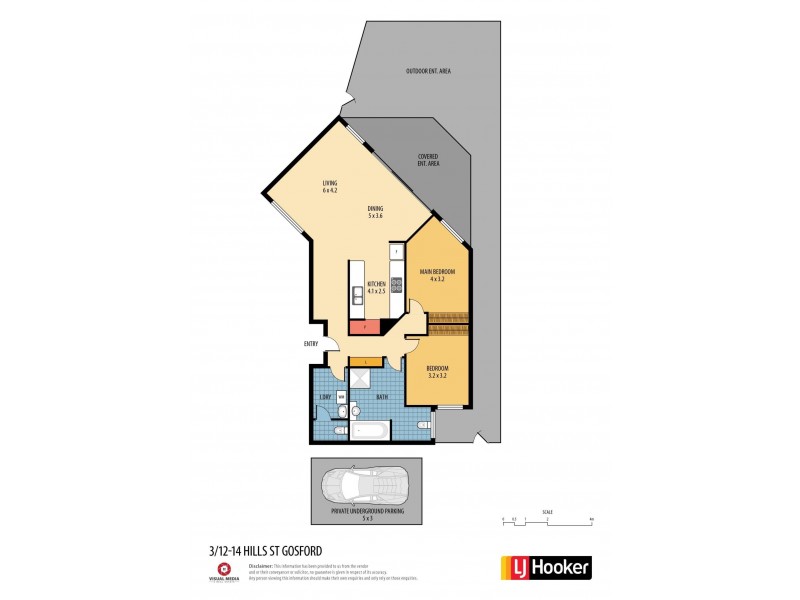 3/12-14 Hills Street, Gosford NSW 2250 Floorplan