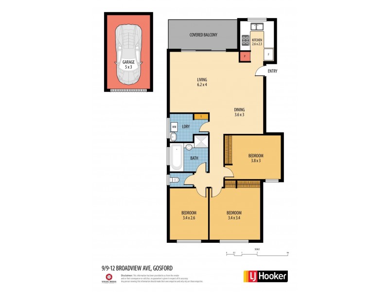 9/9-12 Broadview Avenue, Gosford NSW 2250 Floorplan