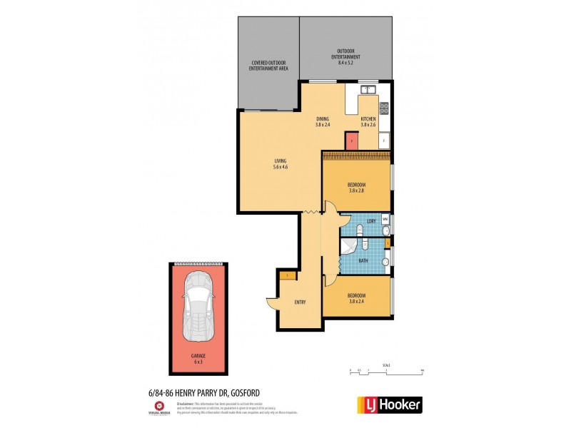 6/84-86 Henry Parry Drive, Gosford NSW 2250 Floorplan