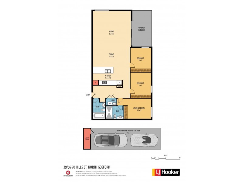 39/66-70 Hills Street, North Gosford NSW 2250 Floorplan