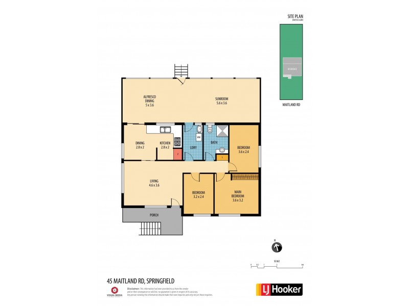 45 Maitland Road, Springfield NSW 2250 Floorplan