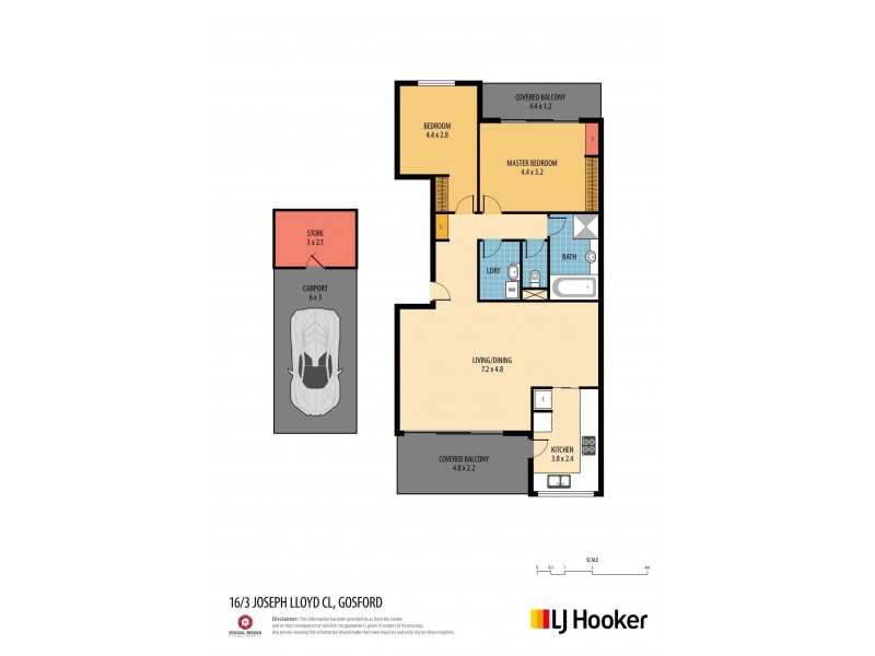 16/3 Joseph Lloyd Close, Gosford NSW 2250 Floorplan