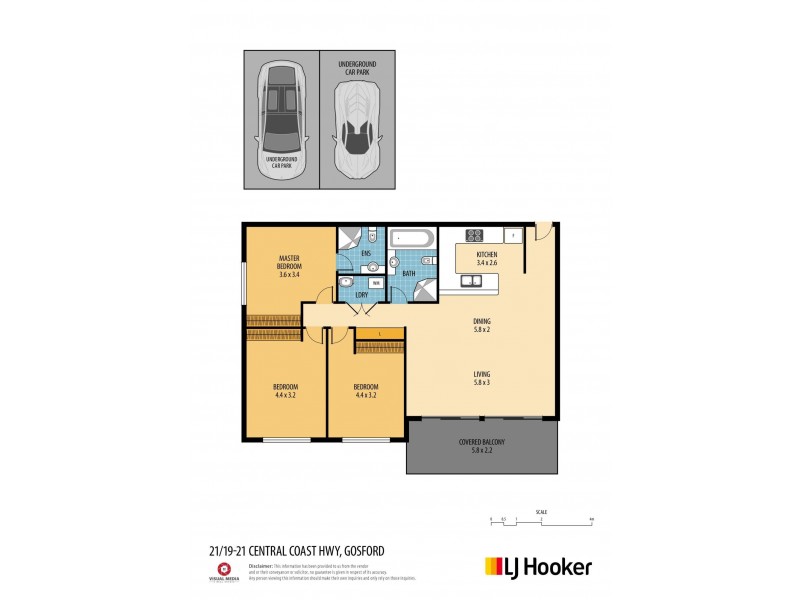 21/19-21 Central Coast Highway, West Gosford NSW 2250 Floorplan