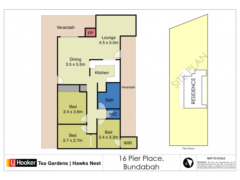 16-18 Pier Place, Bundabah NSW 2324 Floorplan