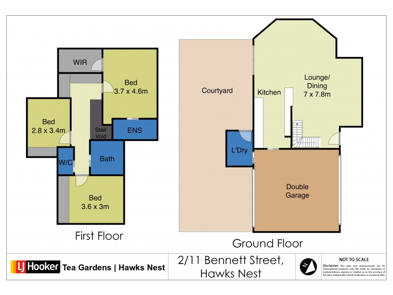 2/11 Bennett Street, Hawks Nest NSW 2324 Floorplan