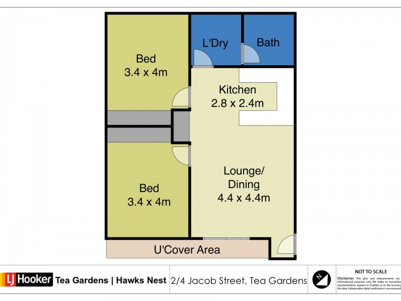 2/4 Jacob Street, Tea Gardens NSW 2324