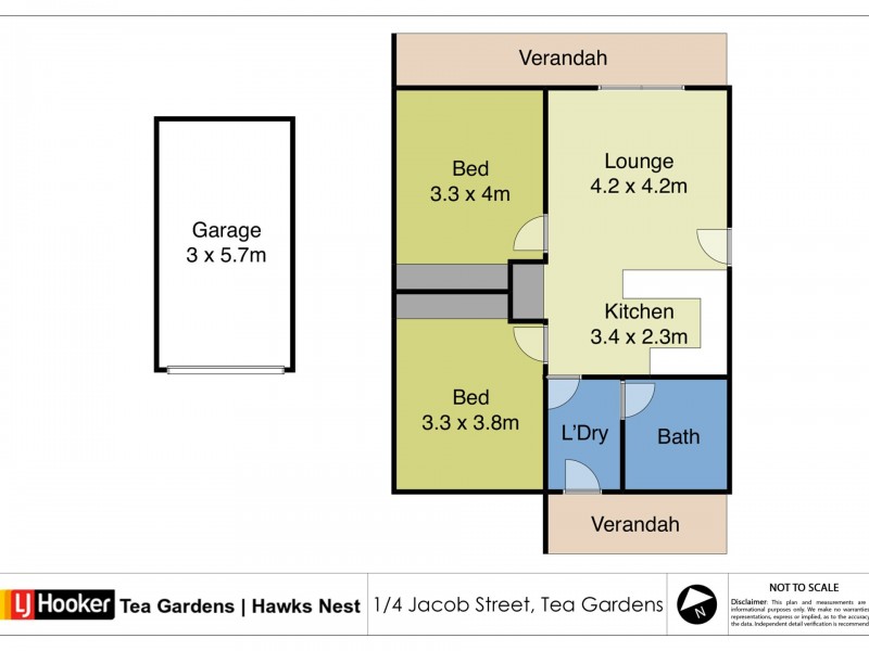 1/4 Jacob Street, Tea Gardens NSW 2324