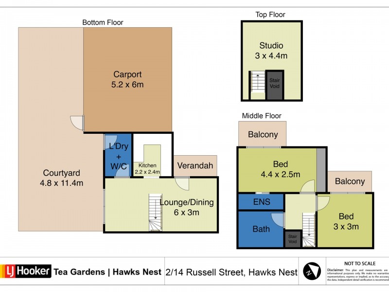 Unit 2/14 Russell Street, Hawks Nest NSW 2324