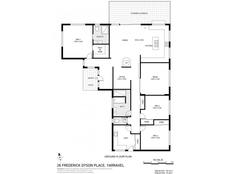 26 Frederick Dyson Pl, Yarravel NSW 2440