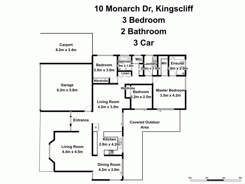 10 Monarch Drive, Kingscliff NSW 2487 Floorplan