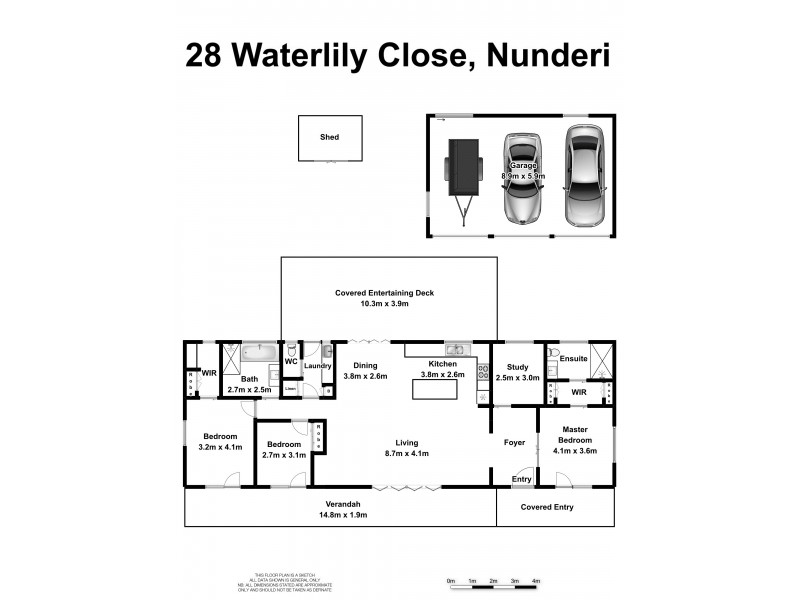 28 Waterlily Close, Nunderi NSW 2484 Floorplan