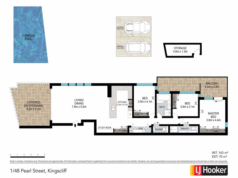 1/48 Pearl Street, Kingscliff NSW 2487 Floorplan