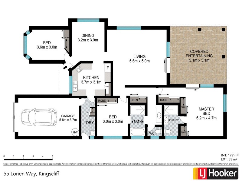 55 Lorien Way, Kingscliff NSW 2487 Floorplan