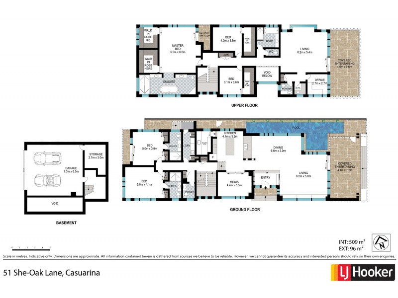 51 She Oak Lane, Casuarina NSW 2487 Floorplan