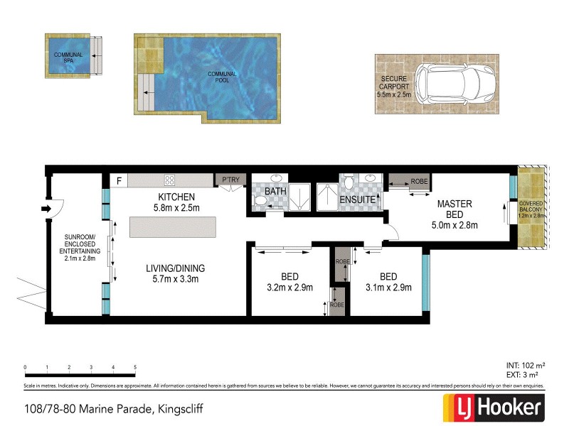 108/78-80 Marine Parade, Kingscliff NSW 2487 Floorplan