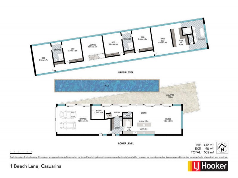 1 Beech Lane, Casuarina NSW 2487 Floorplan