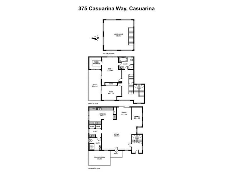 375 Casuarina Way, Casuarina NSW 2487 Floorplan