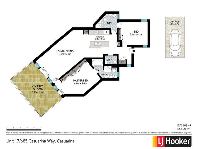 17/685 Casuarina Way, Casuarina NSW 2487 Floorplan