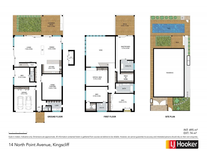 14 North Point Avenue, Kingscliff NSW 2487 Floorplan