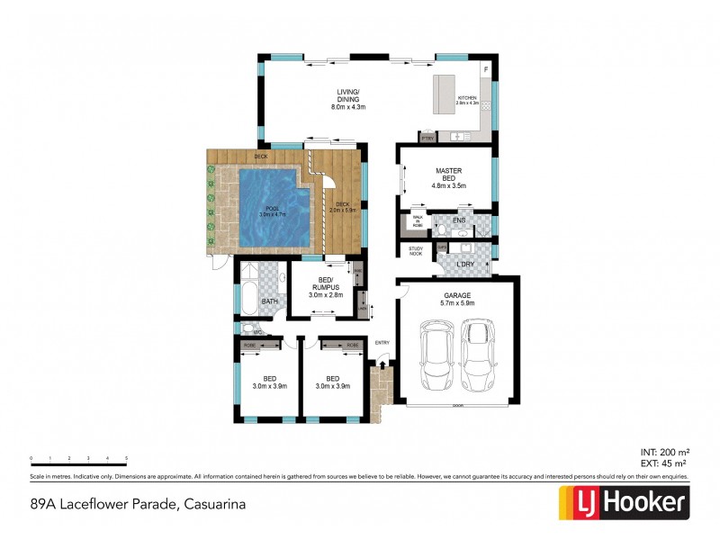 89a Laceflower Parade, Casuarina NSW 2487 Floorplan