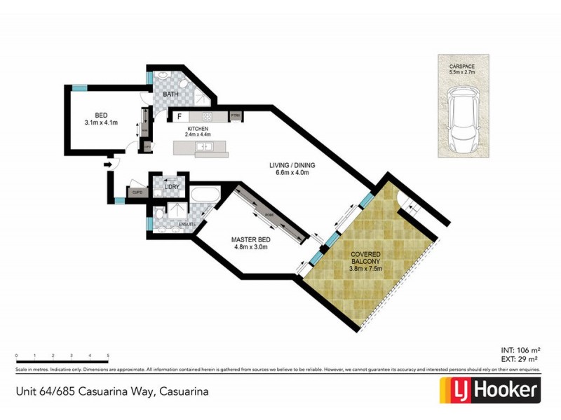 64/685 Casuarina Way, Casuarina NSW 2487 Floorplan
