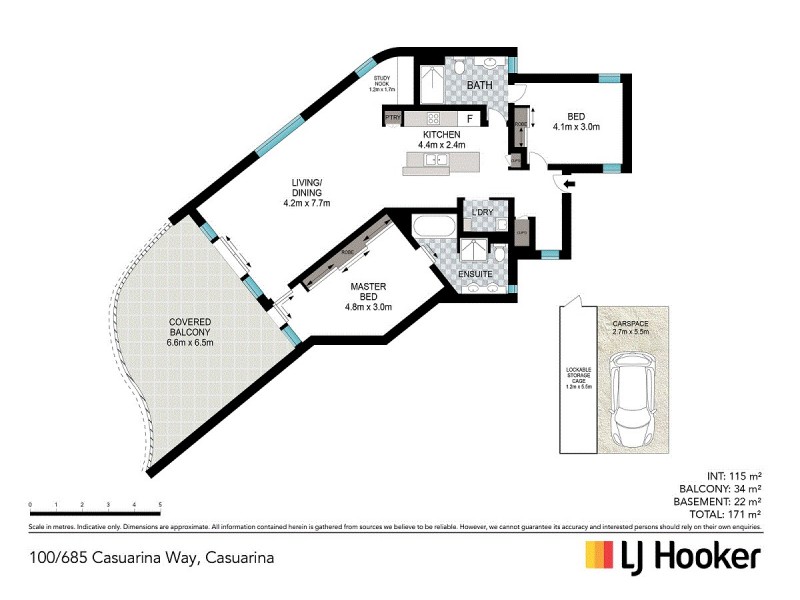 100/685 Casuarina Way, Casuarina NSW 2487 Floorplan