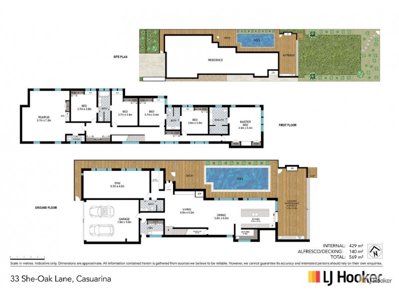 33 She-Oak Lane, Casuarina NSW 2487 Floorplan