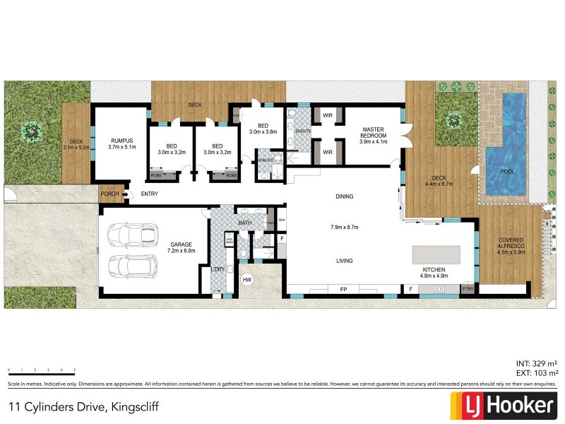 11 Cylinders Drive, Kingscliff NSW 2487 Floorplan