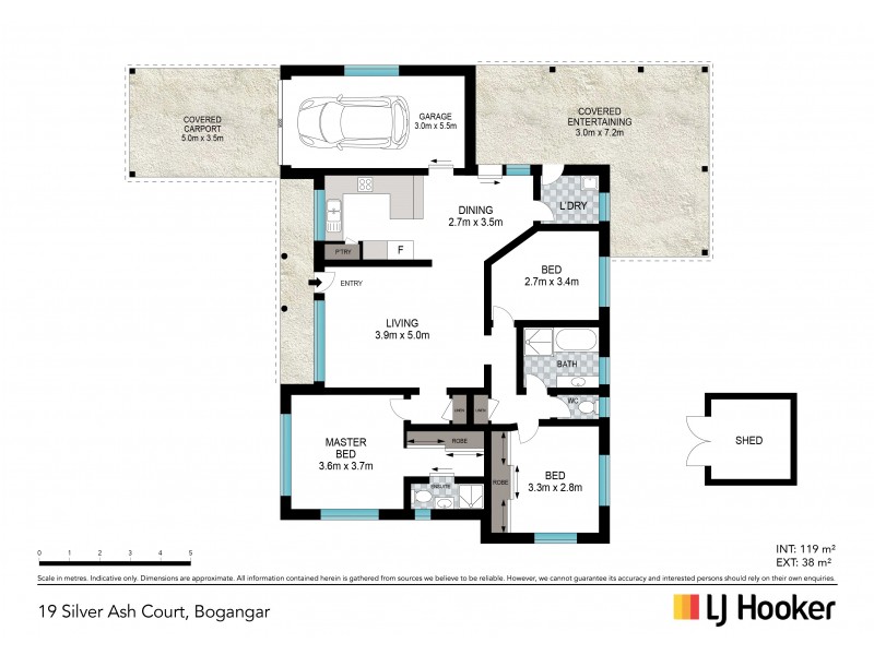 19 Silver Ash Court, Bogangar NSW 2488 Floorplan