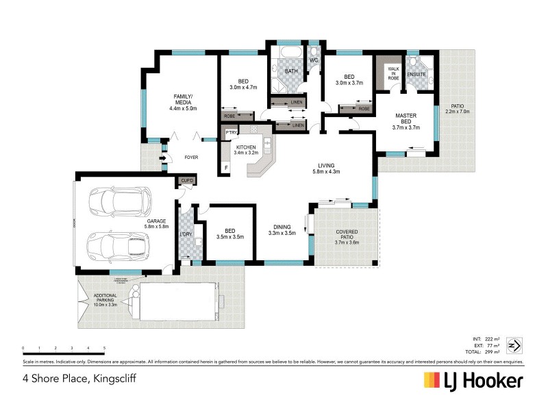 4 Shore Place, Kingscliff NSW 2487 Floorplan
