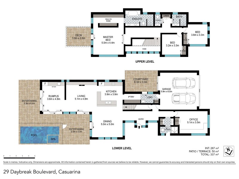 29 Daybreak Boulevard, Casuarina NSW 2487 Floorplan
